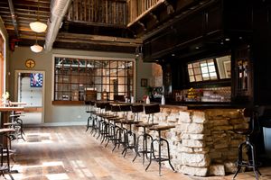 Photo of the Historic Grain Tower Bar at The Well at the Distillery in Thornton