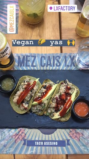 Vegan Tacos at Mez Factory in Lisbon