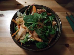 Rice bowl (with extra vegetables instead of rice) at H2 - Be Veggie - VegUp in Berlin