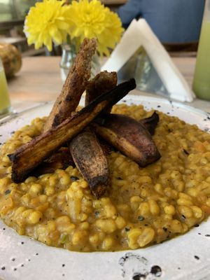 Risotto vegano del día  at Vrinda in Rosario