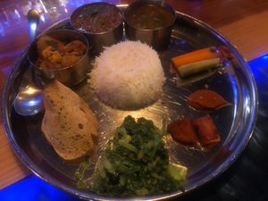 Daal Bhat (vegan upon request) at Dancing Yak in San Francisco