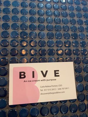 Bive vegan ice cream at Bive in New York City