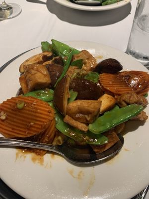 Garlic Tofu!  at Uncle Yu's at the Vineyard in Livermore