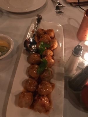 Vegan mushrooms  at Uncle Yu's at the Vineyard in Livermore