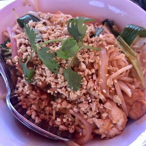 Pad Thai  at Uncle Yu's at the Vineyard in Livermore