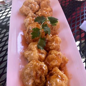 Vegan Chef’s special mushrooms  at Uncle Yu's at the Vineyard in Livermore