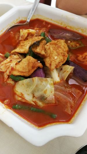 Mixed vegetables curry. Request for no milk if you're vegan. at Lian Chi Xing An Vegetarian in Petaling Jaya