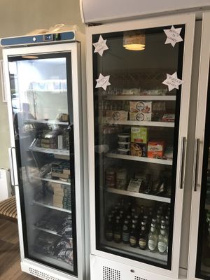 Freezer/fridge items for sale  at Veggie Vixen Store and Coffee Shop in Littleborough