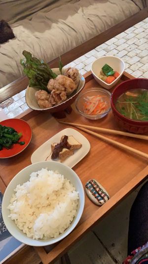 Soy meat set - vegan and allergy friendly at Siesta Cafe  in Oita