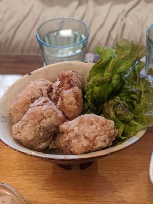 Vegan chicken karaage at Siesta Cafe  in Oita