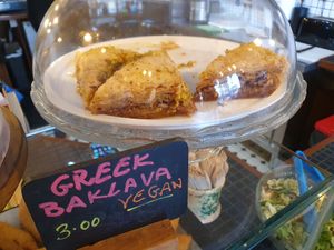 Baklava #Veganuary at Brick and Olive in North London