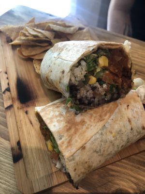 Burrito con tinga at Gallo Santo in Barcelona