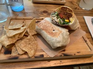 Burrito al pastor at Gallo Santo in Barcelona