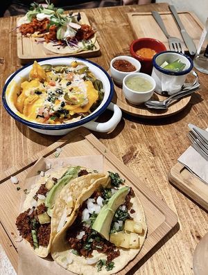 Mex vegan food at Gallo Santo in Barcelona