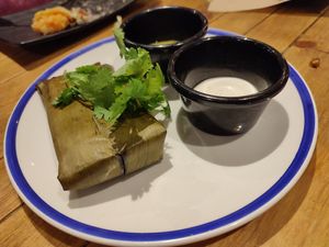 Outside at Gallo Santo in Barcelona