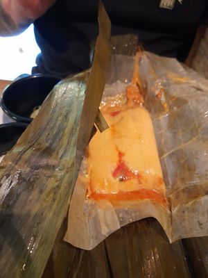 Tamal at Gallo Santo in Barcelona