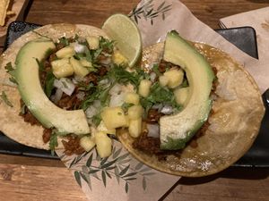 Tacos al pastor  at Gallo Santo in Barcelona