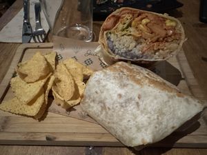 Burrito de Yaca al Pibil  at Gallo Santo in Barcelona
