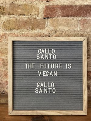 Future vegan  at Gallo Santo in Barcelona