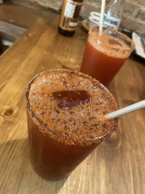 Micheladas  at Gallo Santo in Barcelona