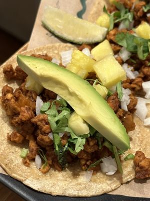 The Al Pastor tacos   at Gallo Santo in Barcelona
