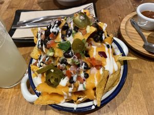 Nachos - super cheesy  at Gallo Santo in Barcelona