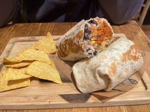 Jackfruit burrito  at Gallo Santo in Barcelona