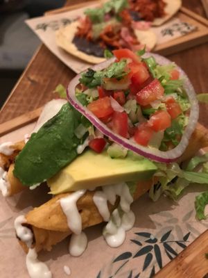 Flautas at Gallo Santo in Barcelona