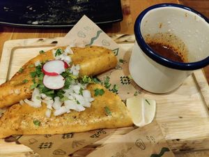 Birria tacos at Gallo Santo in Barcelona