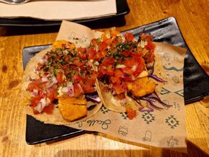 Taco de no-tonyina at Gallo Santo in Barcelona