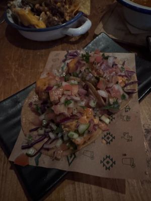 Tacos Tofish at Gallo Santo in Barcelona