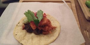 Yaca taco at Gallo Santo in Barcelona