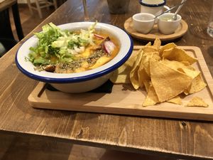 Soup. Super filling. Delicious  at Gallo Santo in Barcelona