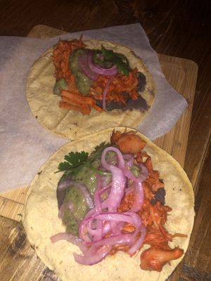 Jackfruit Tacos  at Gallo Santo in Barcelona