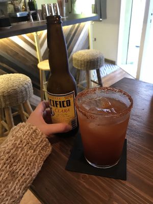 Best vegan michelada!!!  at Gallo Santo in Barcelona