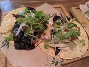 One of the specials with chile ancho at Gallo Santo in Barcelona