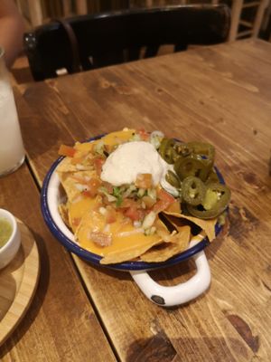 Nachos at Gallo Santo in Barcelona