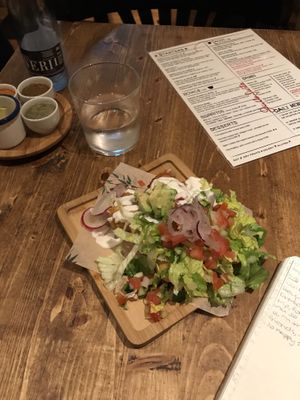 My starter- so good at Gallo Santo in Barcelona