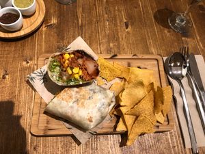 Burrito at Gallo Santo in Barcelona