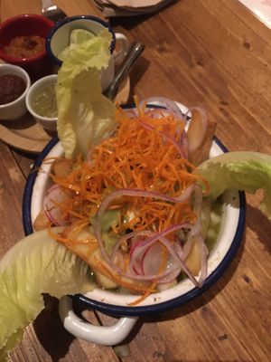 Ceviche  at Gallo Santo in Barcelona
