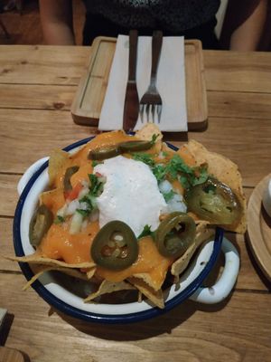 Nachos at Gallo Santo in Barcelona