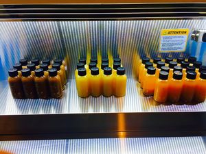 Shots cooler  at Juice Kitchen in Coral Springs