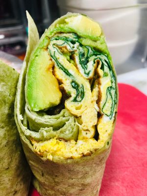 Breakfast Wrap at Juice Kitchen in Coral Springs