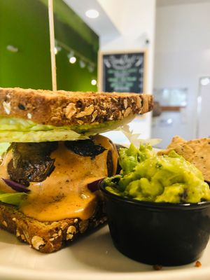 Vegan Burger  at Juice Kitchen in Coral Springs