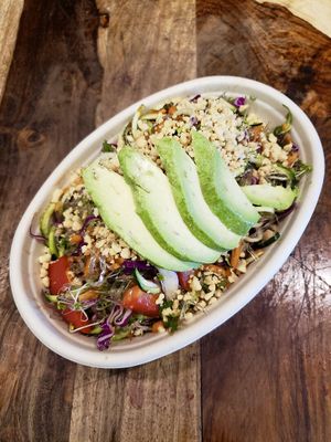 Raw Veggies Padthai (Vegan&GF) at Juice Kitchen in Coral Springs