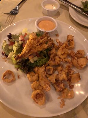 Calamari at Fishes & More in Palm Beach