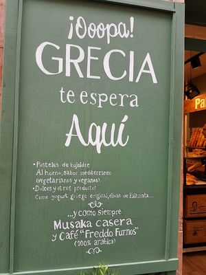 sign at door front at Furnos in Barcelona