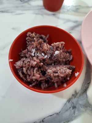 Rice at Chin Hua Vegetarian Food in Malacca