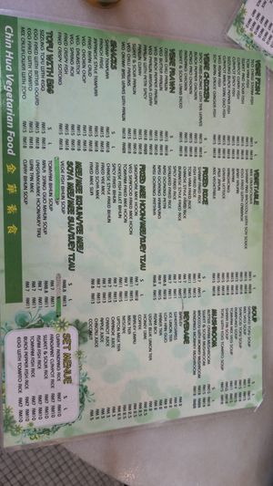  at Chin Hua Vegetarian Food in Malacca