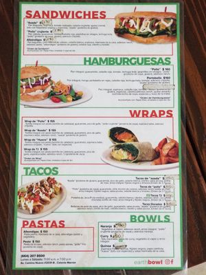 Kids got the tacos, I got a "Sandwich" at EarthBowl in Tijuana